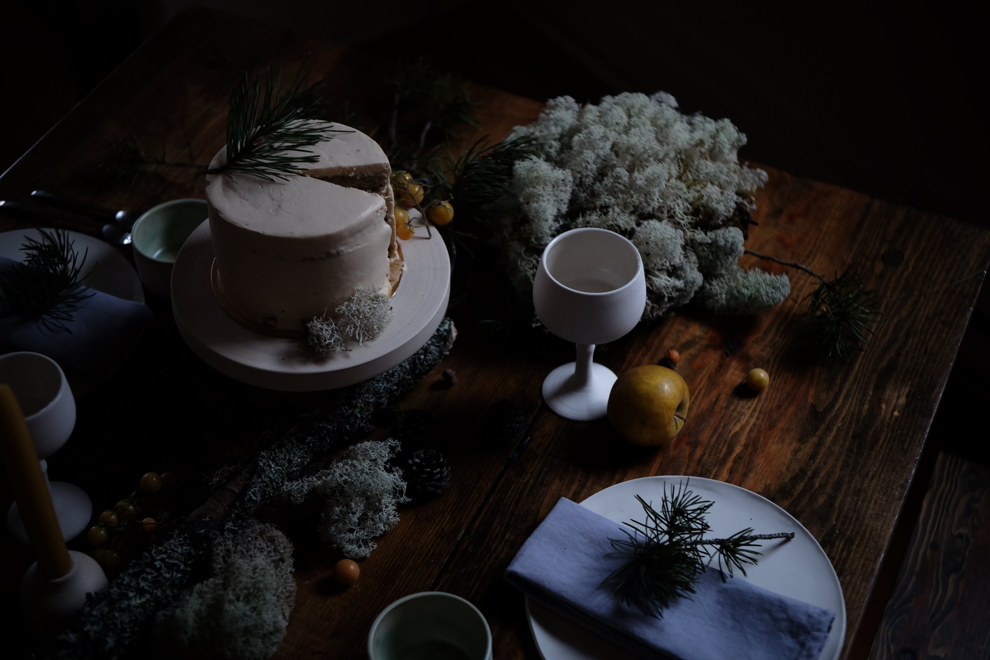 Coupe à vin en porcelaine
